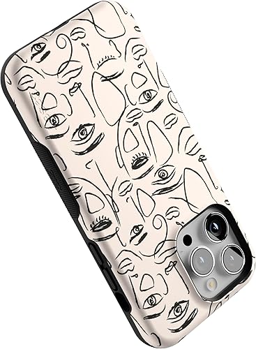 Vista 1577 de Casely - Funda para iPhone 14 Pro Max, Viva La Vida, Frida Kahlo Floral Collage, compatible con MagSafe 10 Frida Kahlo Viva La Vida Collage