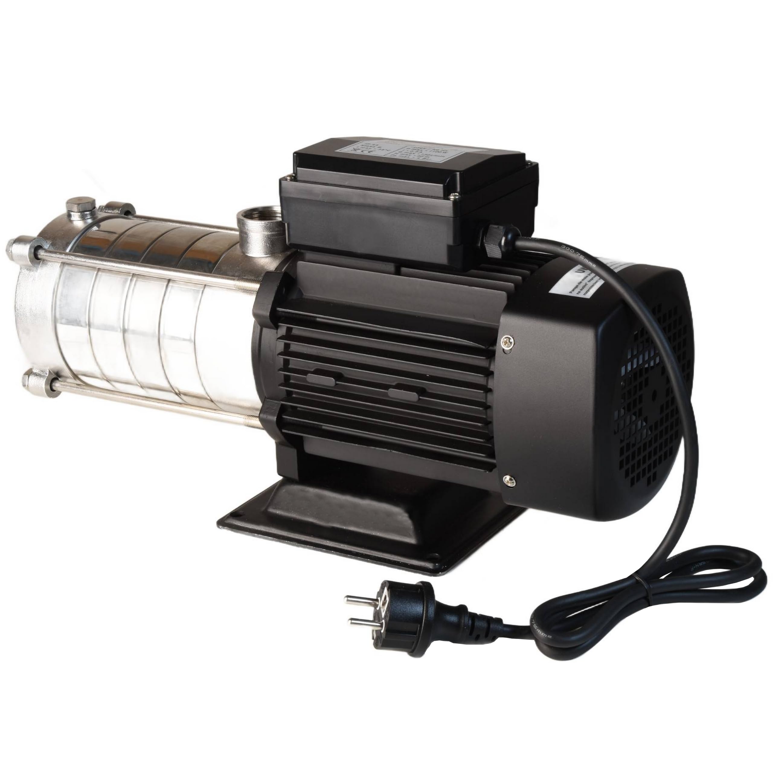 Wasserpumpe ALPINOX PRO 1500 (1100 W, 7800 l/h Förderleistung, 50m Förderhöhe)- für Sauberes Wasser Hauswasserwerk Gartenpumpe PREMIUM Bewässerungspumpe Regenwasserpumpe (ALPINOX PRO 1500)