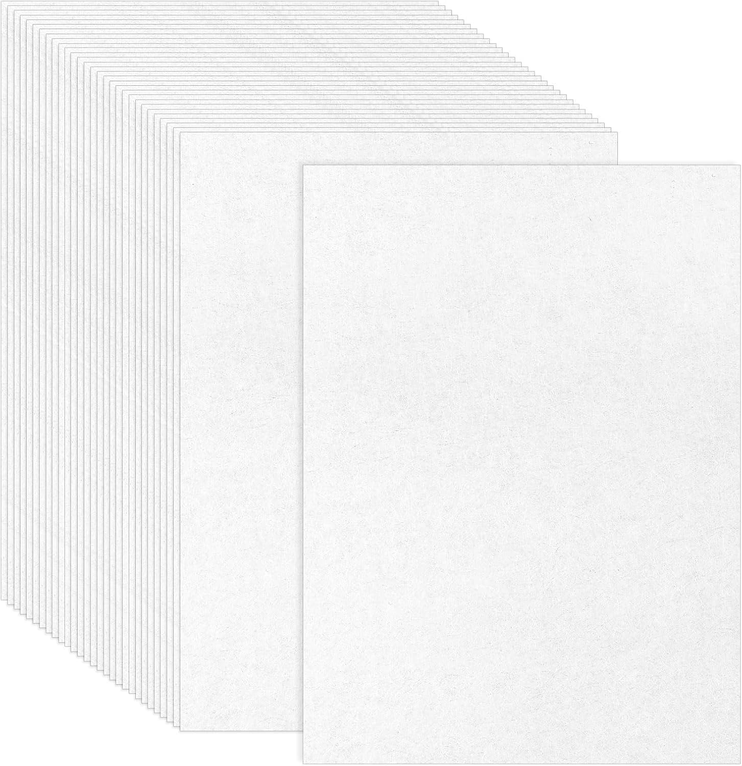 WSICSE 30 Pieces Shrink Plastic Sheets A4, Shrink Plastic Sheets Shrinky Art Paper for Crafts DIY Keychain Making