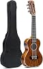 Batking Guitalele, 28 inch Acoustic 6 Strings Electric Guitar Ukulele Small Travel Classical Guitarlele Acacia KOA Wood Satin Finish,For Adults Kids Beginners with EQ & Gig Bag