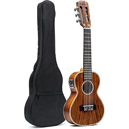 Amazon.com: Kala KA-GL-E Lightweight and Portable Satin Mahogany 6