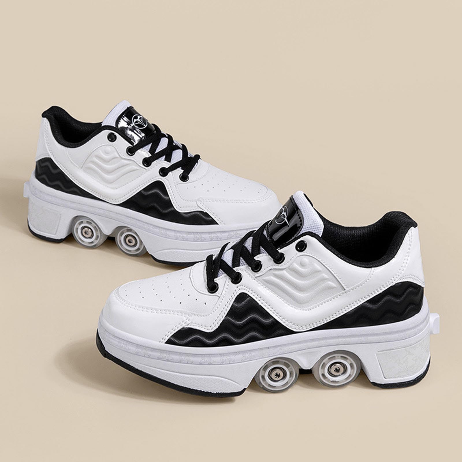 StejaR Patines Ajustables para 4 Ruedas Ajustables, Patines multipropósito en Dos para niños y niñas,34