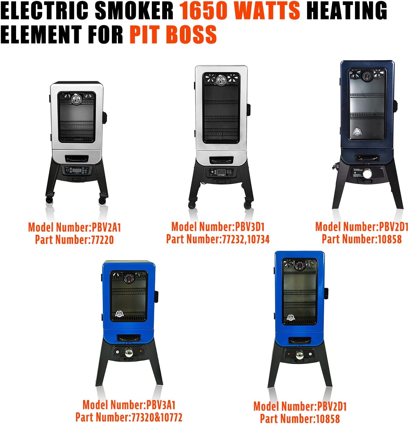 Replacement Parts 1650 Watts Heating Element For Pit Boss