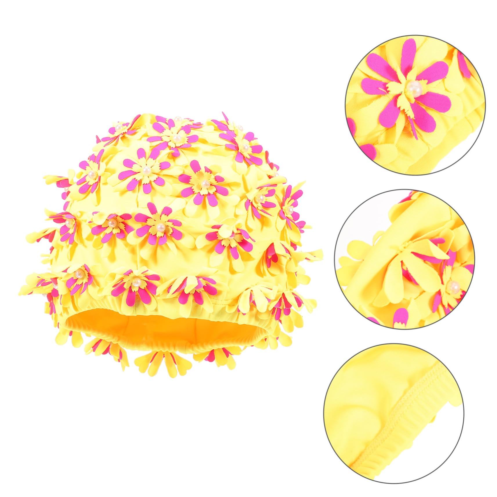 BESPORTBLE Gorro De Baño Adulto De Las Mujeres Baños Gorro De Baño para Gorro De Baño De Pelo Piscina Divertidos Gorros De Baño Gorro De Baño Mujer Gorro De Ducha Women Brocado