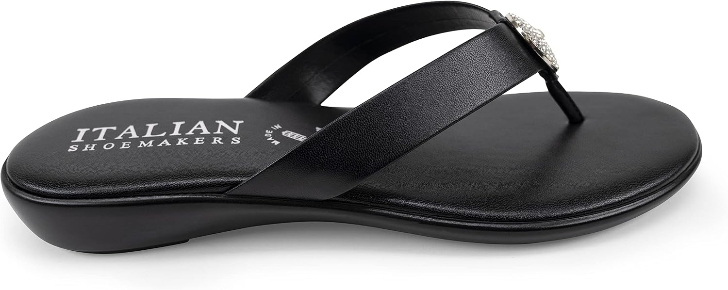 ITALIAN Shoemakers Women's Gea Thong Flip Flop Sandal