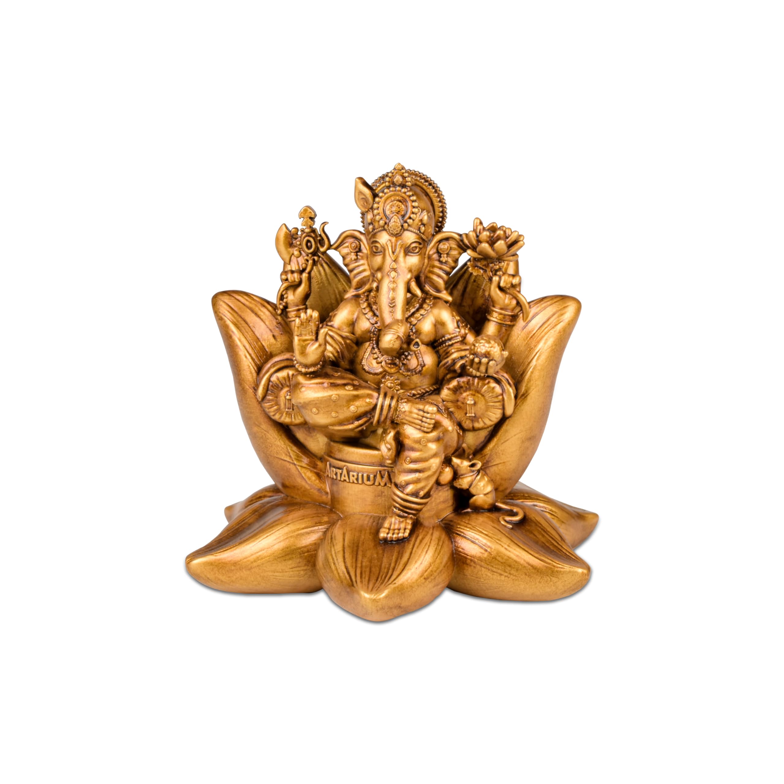 Artarium Padma Lord Ganesha Ji Idol statuetta decorativa e Pooja scopo regalo scultura ufficio casa inaugurazione statua confezione da 1