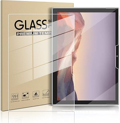 Paquete de 2 protectores de pantalla para Surface Pro 7 Plus/Pro 7/Pro 6/Pro 5/Pro 4, vidrio templado, resistente a los arañazos, alta sensibilidad,