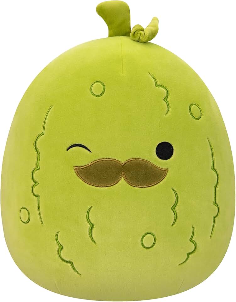 Squishmallows 原始 12 英寸帶小鬍子的 Charles Pickle - 中型超軟官方 Jazwares 毛絨玩具