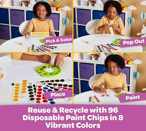 Miniatura 6 de Crayola Juego de pintura de acuarela, paleta de pintura para reventar y pintar, pinturas lavables para niños, regalo (paquete de 2)