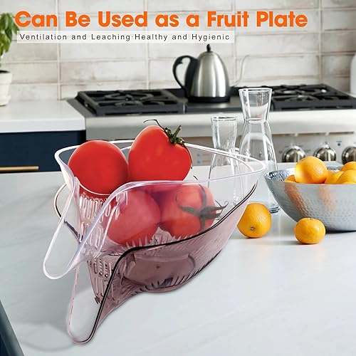 Miniatura 4 de Cesta de drenaje multifuncional, embudo de cesta de drenaje de cocina, cesta de drenaje multifuncional con boquilla, cesta de drenaje de cocina