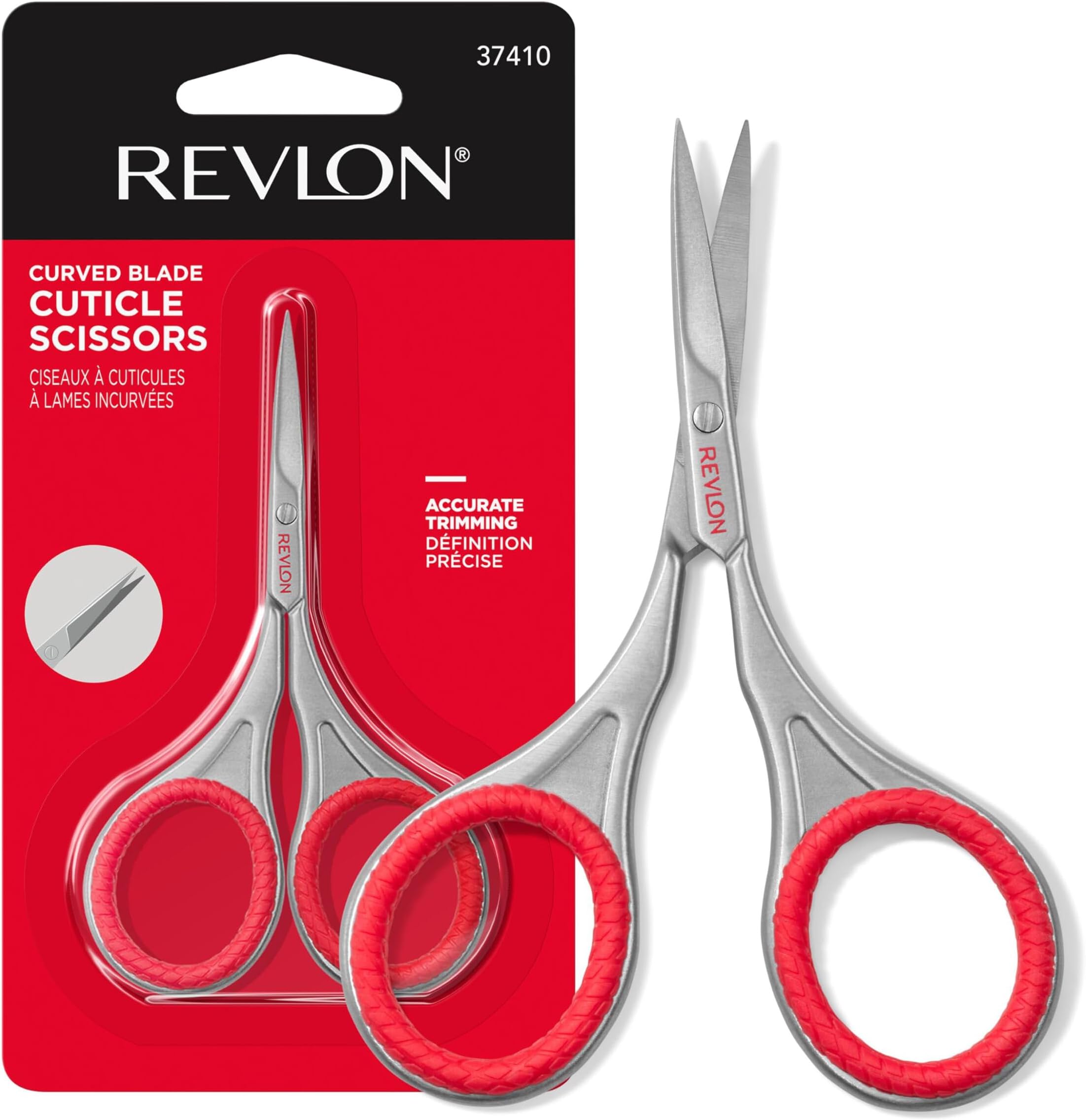 Nail Scissors, Curved Blade, Made with Stainless Steel