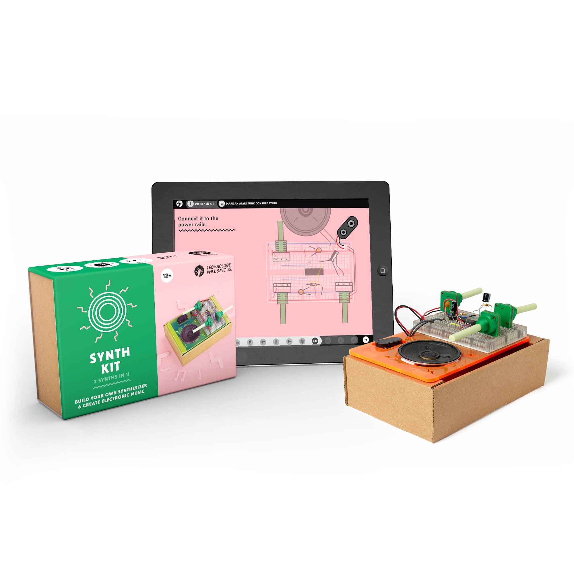 Tech Will Save Us Synth Kit (En/Fr) | Educational Music Kit, Ages 13 and up