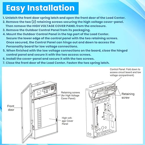 Miniatura 5 de E-cowlboy 520287 Controlador universal para exteriores, placa de circuito de placa base, reemplazo de PCB para todos los intellitouch piscina y spa