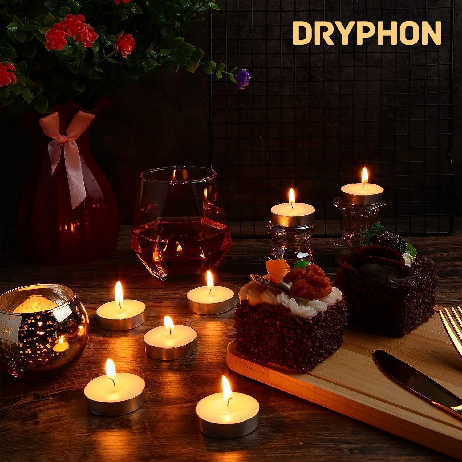 100 Tealight Candles - Diwali & Home Decor -4