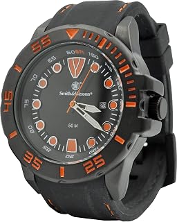 Men's Scout Watch, 5 ATM, Stainless Steel Caseback, Rubber Strap, 48mm