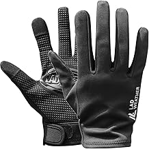 Lad Weather Men's Waterproof Gloves, Water Pressure Resistance: 6.7 ft (2,0000 mm), Breathable, 2.8 psi (8000 g/m2), Touch Panel Compatible, Anti-Slip, Lightweight, For Bicycles, Mountain Climbing,