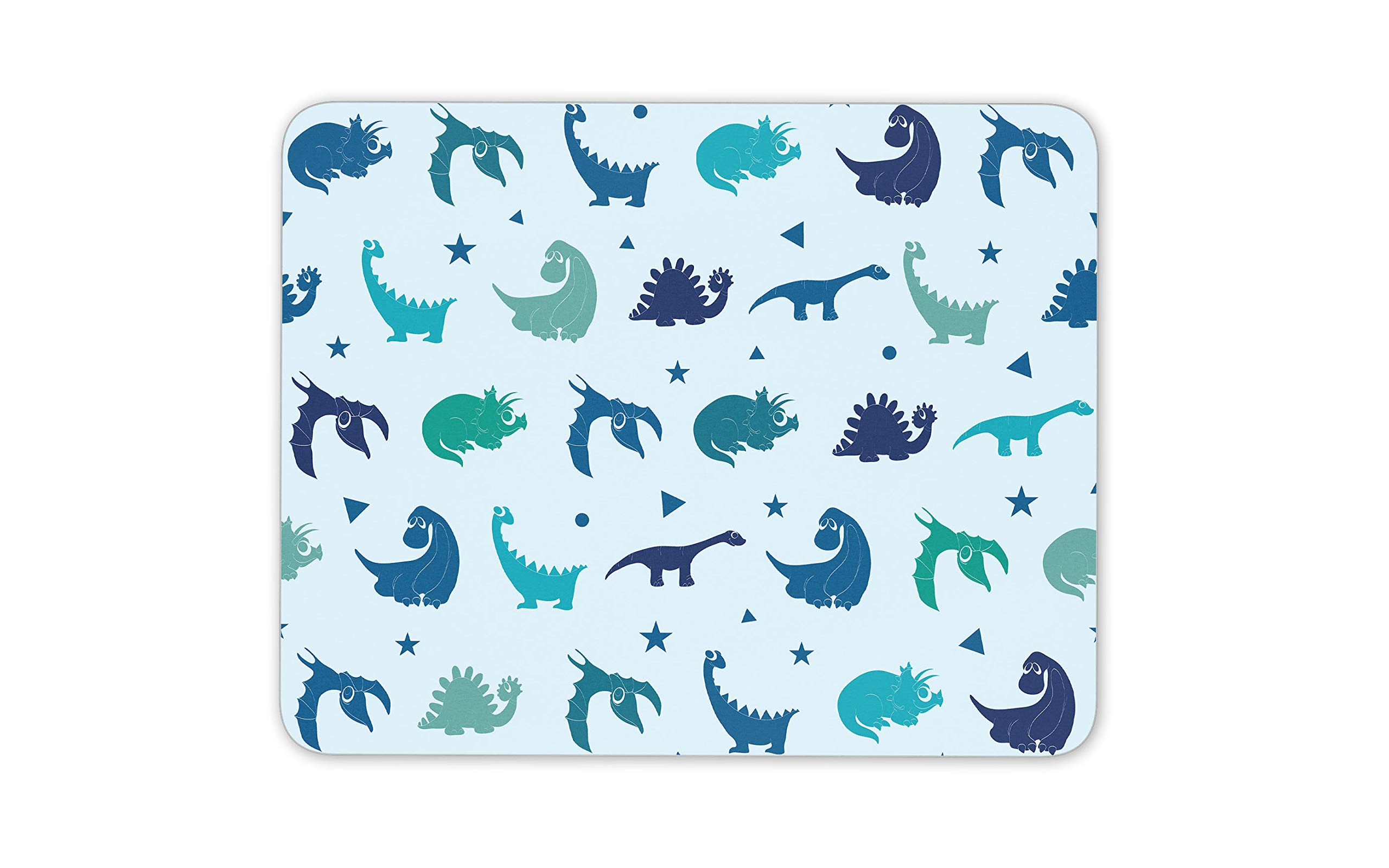 Cute Blue Dinosaurs Mouse Mat Pad - Kids Boys Son Brother Computer #15628