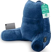 Vista 74 de Sasttie Almohada de lectura para sentarse en la cama, de espalda, respaldo para silla de apoyo, artículos esenciales para dormitorio universitario