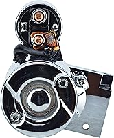 Vista 4 de DB Electrical SHI0015-C - Arrancador cromado compatible con/reemplazo para Chevy 305 350 454 Chrome Mini Super Torque Series St100