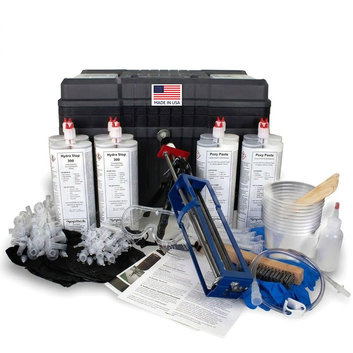 Applied Technologies 40ft Foundation Crack Repair Kit