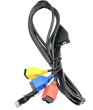 Pax SP30 Tri-Color Rainbow Hub Cable 2M , PN 200204030000182
