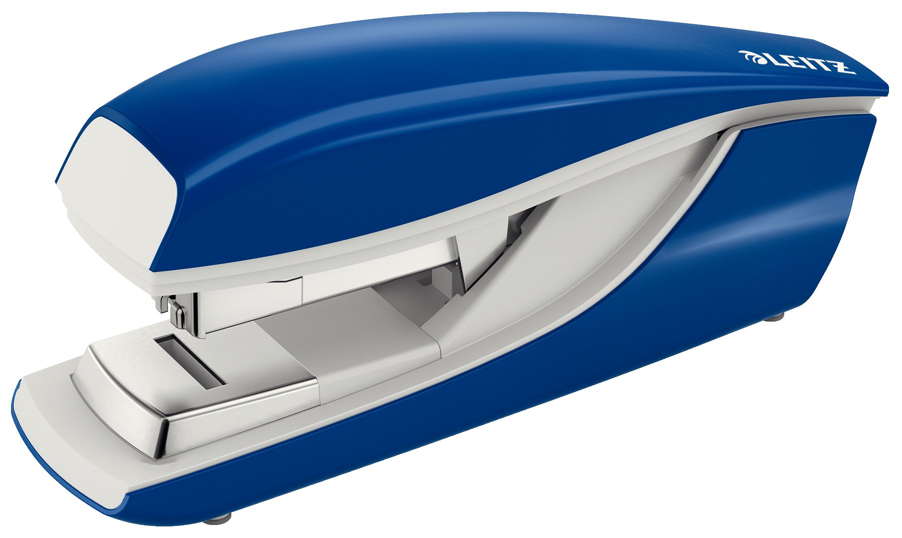 Leitz NeXXt 55236035 Flat Stapler Strong 40-Sheet Capacity in Blister Packaging Blue