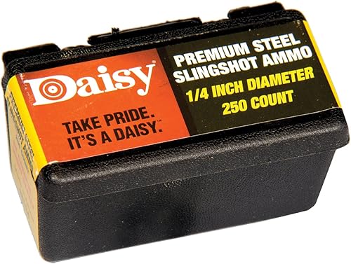 Daisy 1/4 Powerline Premium Steel Slingshot, 250ct