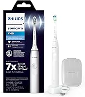 Vista 60 de Philips Sonicare 4100 HX3681/24 - Cepillo de dientes eléctrico recargable con sensor de presión, color negro