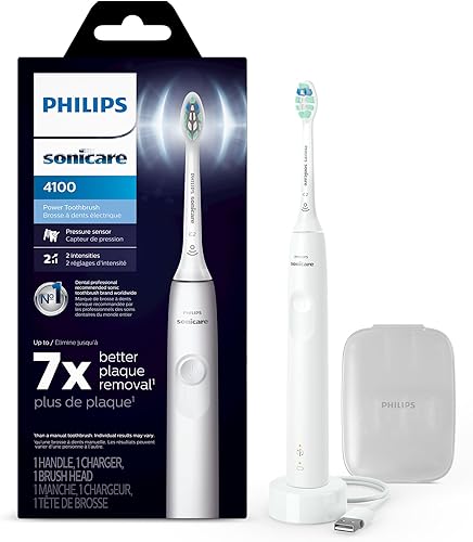 Miniatura 60 de Philips Sonicare 4100 HX3681/24 - Cepillo de dientes eléctrico recargable con sensor de presión, color negro