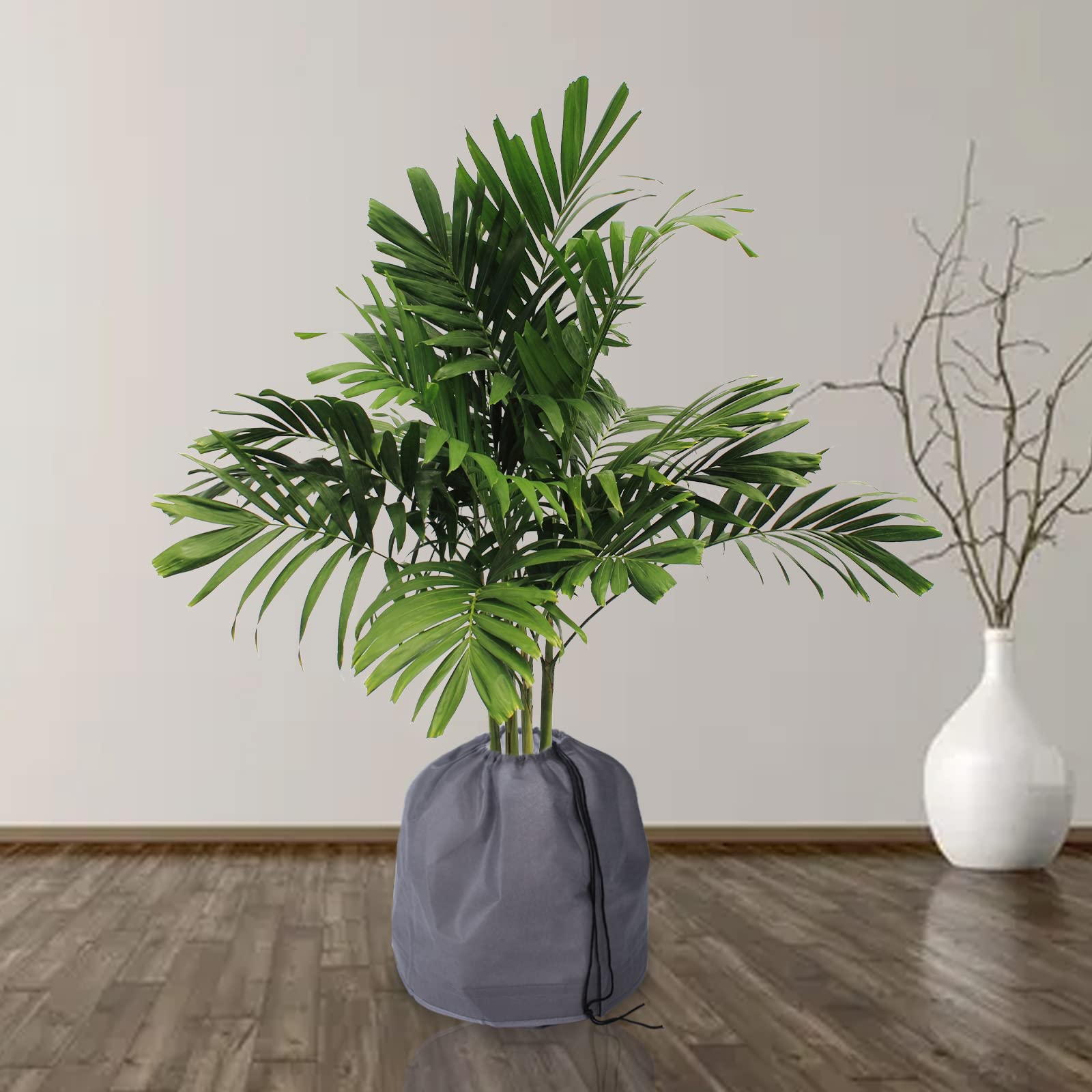 Housse D’Hiver Yootiko Pour Plantes – Protection Gel & Vent – Taille 65 X 70 Cm – Noir