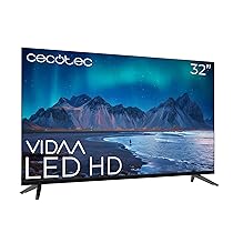 Cecotec Smart TV – Televisore LED da 32 Pollici Risoluzione HD – A5 Series ALH50032. Smart TV VIDAA, Sistema Dolby Audio, WiFi Integrato, Uscita per Cuffie, Chromecast, 3 HDMI e 2 USB