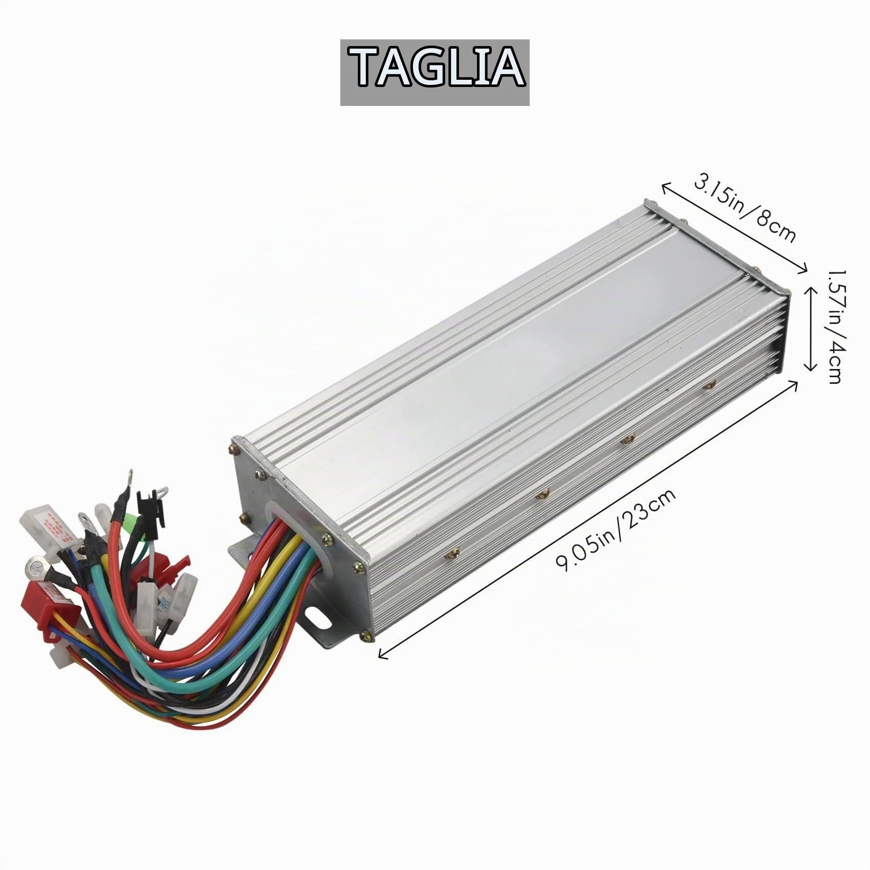 Centralina Bici Elettrica,Centralina Bici Elettric Controller Brushless 48V 60V 64V 1500W/Controller Ebike/Controller Motore Bldc for Bicicletta Elettrica/Scooter