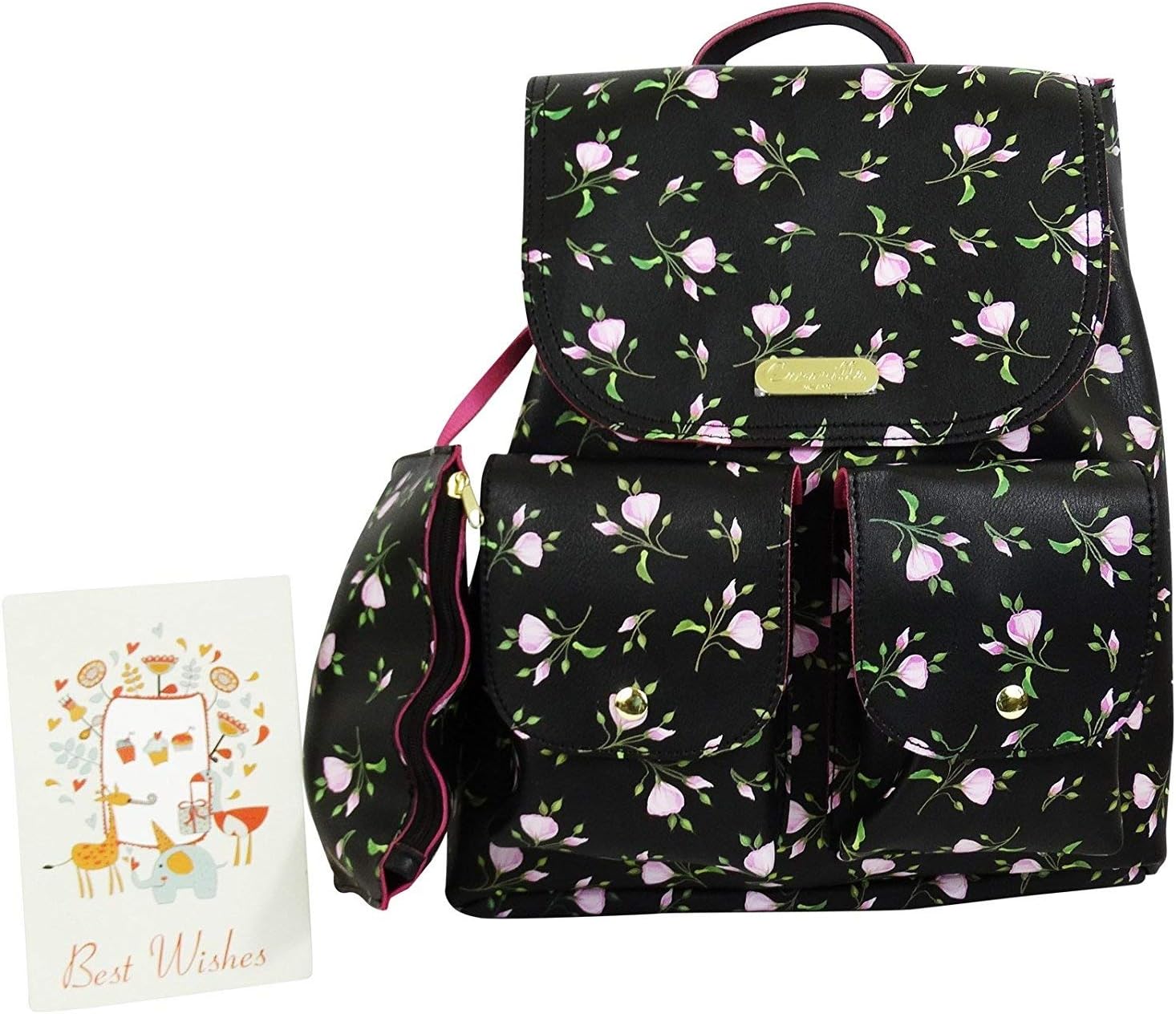 Camomilla Promenade Medium Backpack Freetime Black