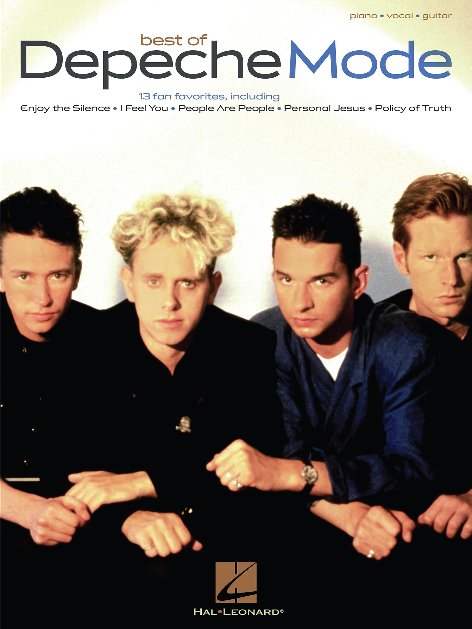 Best of Depeche Mode Songbook | Piano, Vocal, Guitar Sheet Music | Artist Collection for Intermediate and Advanced Musicians | 1980s New Wave Synth Pop Sheet Music Book