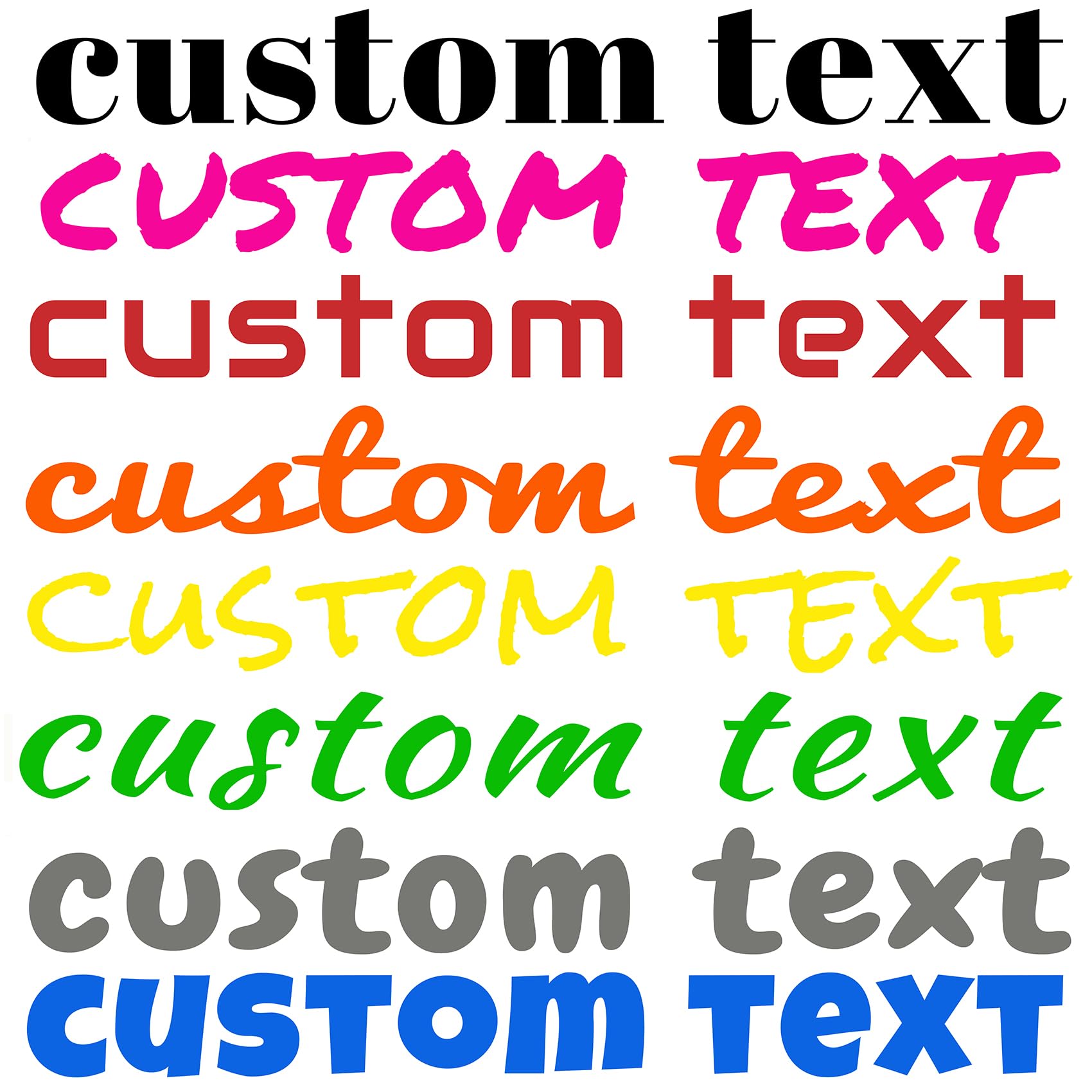 Personalisierte Aufkleber, Auto Aufkleber Selber Gestalten, Personalisierte Vinyl-Autoaufkleber, 20 Schriftarten, 20 Farben, Verschiedene GrößEn, FüR Auto, Transporter, Fenster Und Werbung