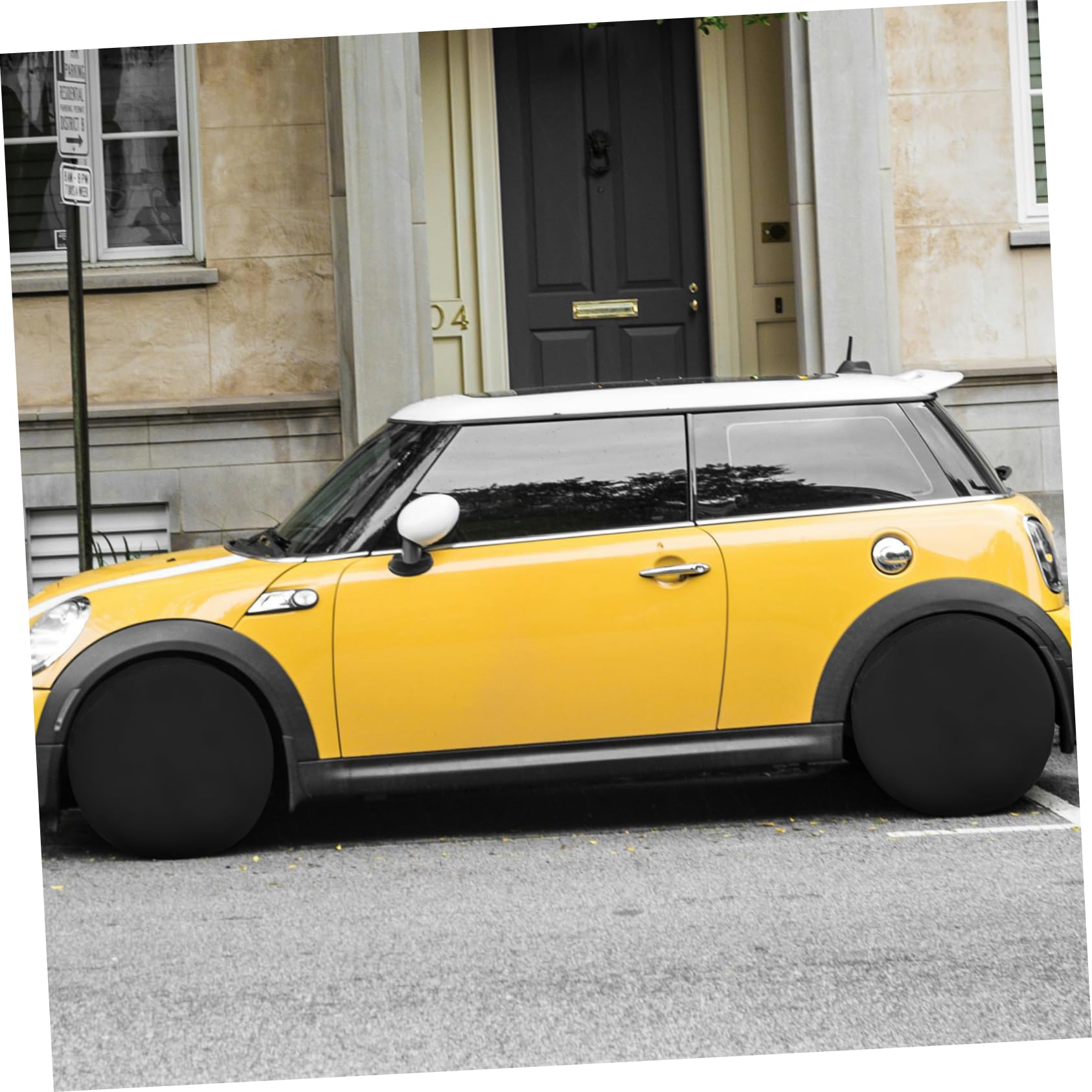 UKCOCO 4 Fundas de Neumáticos de Oxford, Protección para Neumáticos, para Camiones SUV Remolques y Caravanas en Almacenamiento