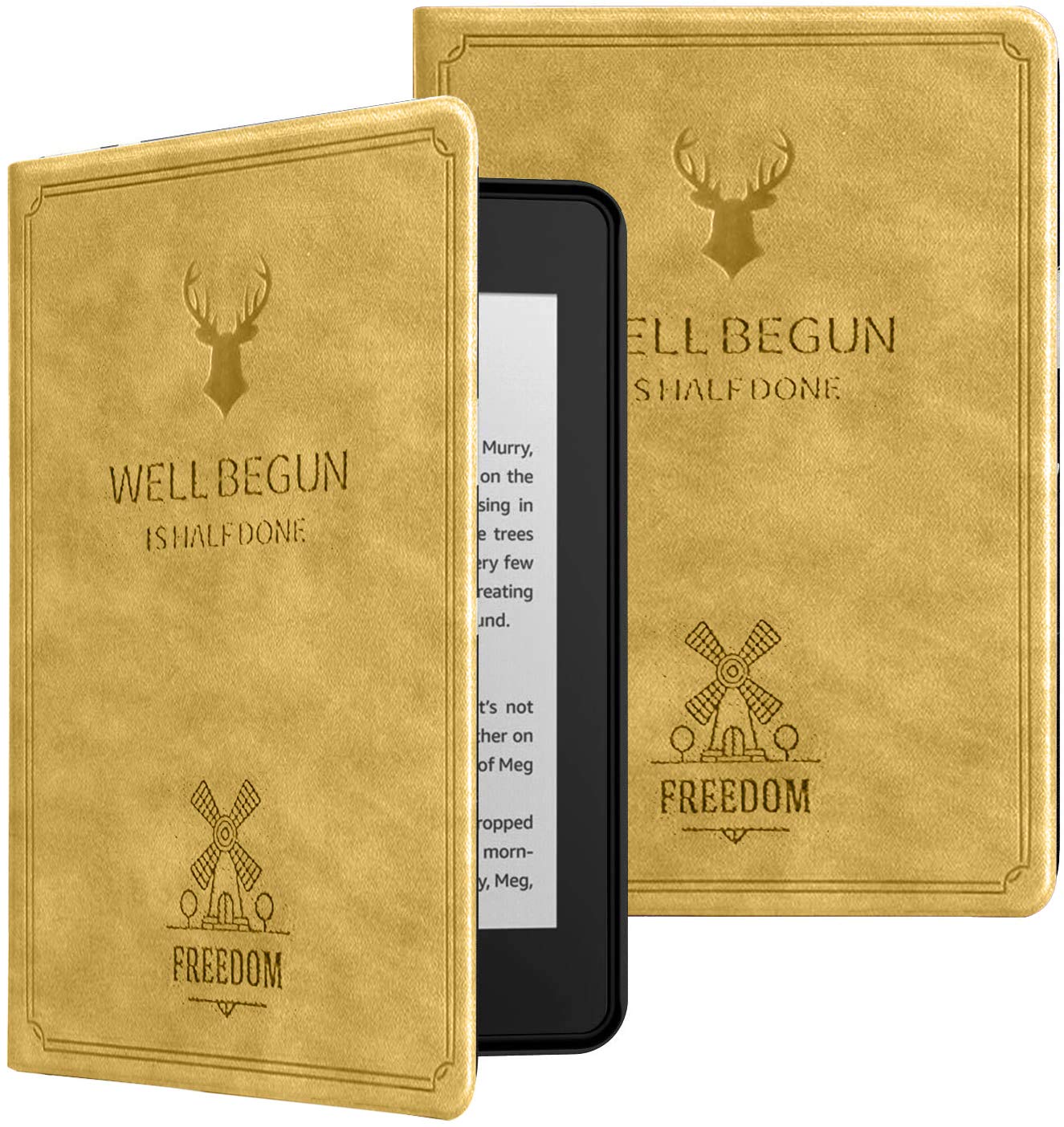 Robustrion Ultra Slim Smart Flip Case Cover for All New Amazon Kindle Paperwhite 10th Generation (Not Compatible with Kindle 10th Gen 2019) - Deer Camel (B07LFG11P2) Amazon Price History, Amazon Price Tracker