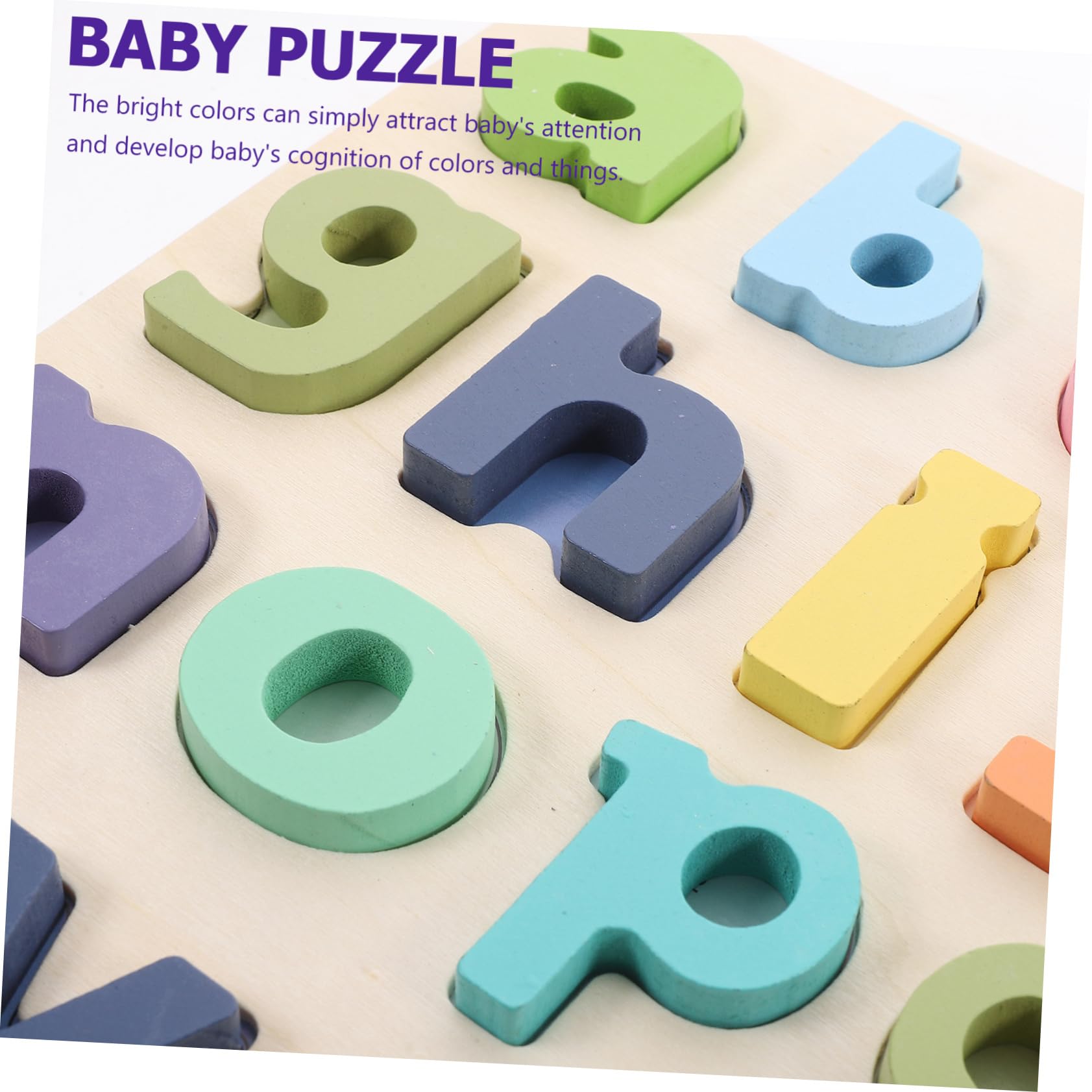 Puzzle Alfabetico in Legno per Bambini, 2 Set, Gioco Educativo | Festa Scuola Decor, Alfabeto Inglese, Lettere e Numeri, Puzzle Lettere Alfabeto
