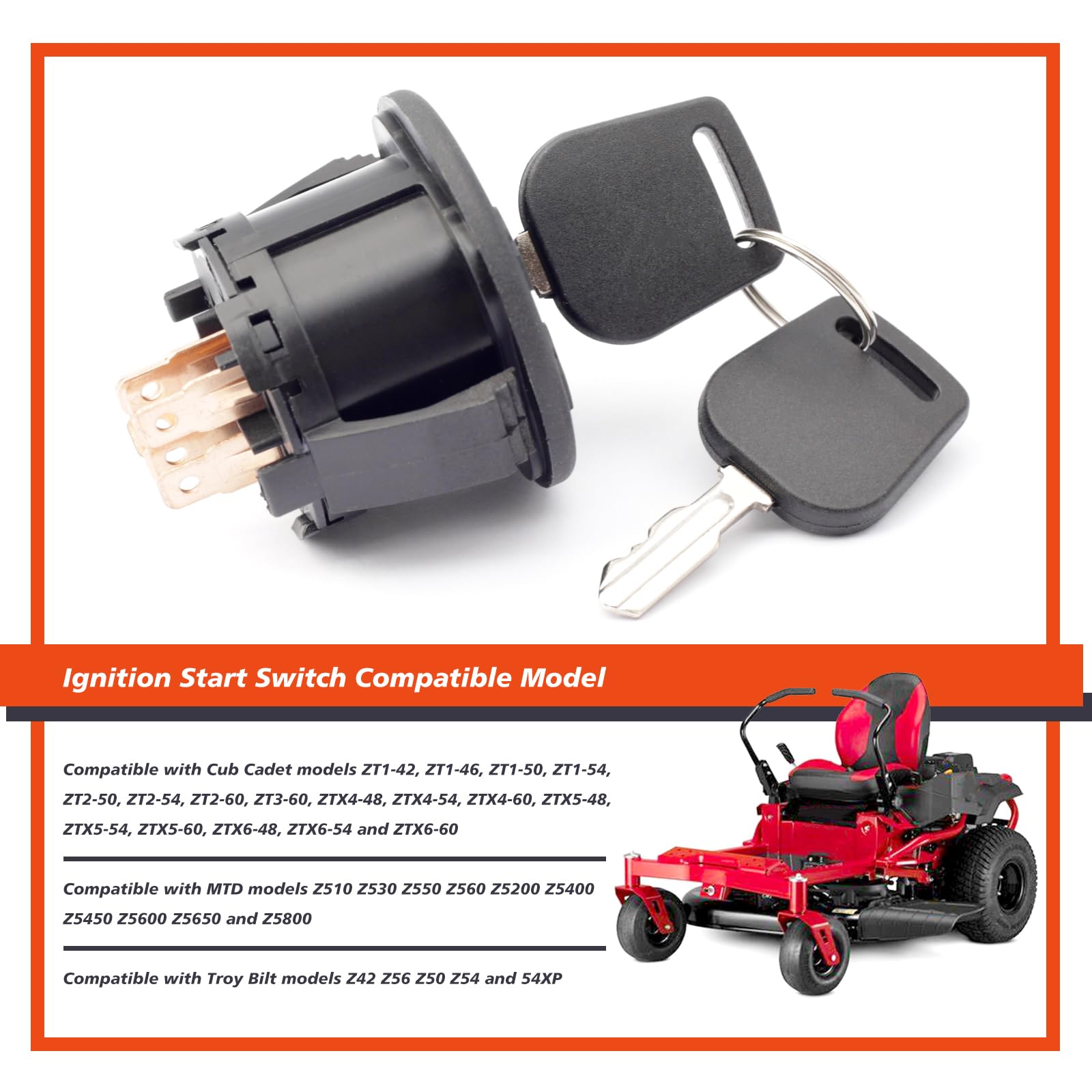 Cub Cadet Pin Key Switch Cub Cadet Ignition Switch With Keys