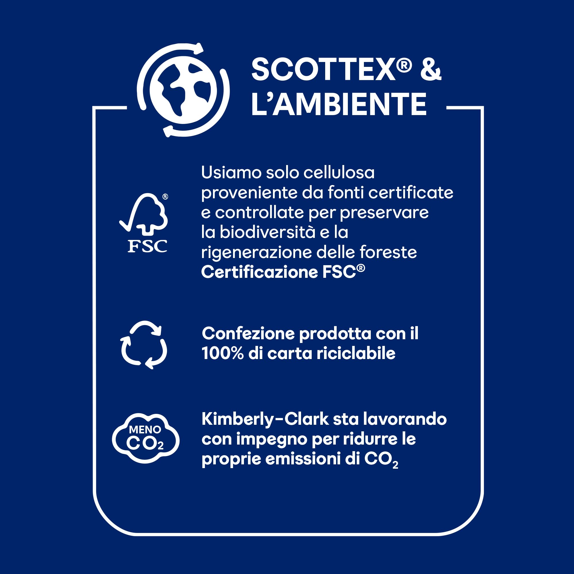 Scottonelle Carta Igienica, Morbida e Resistente, Dermatologicamente testata, 48 Rotoli