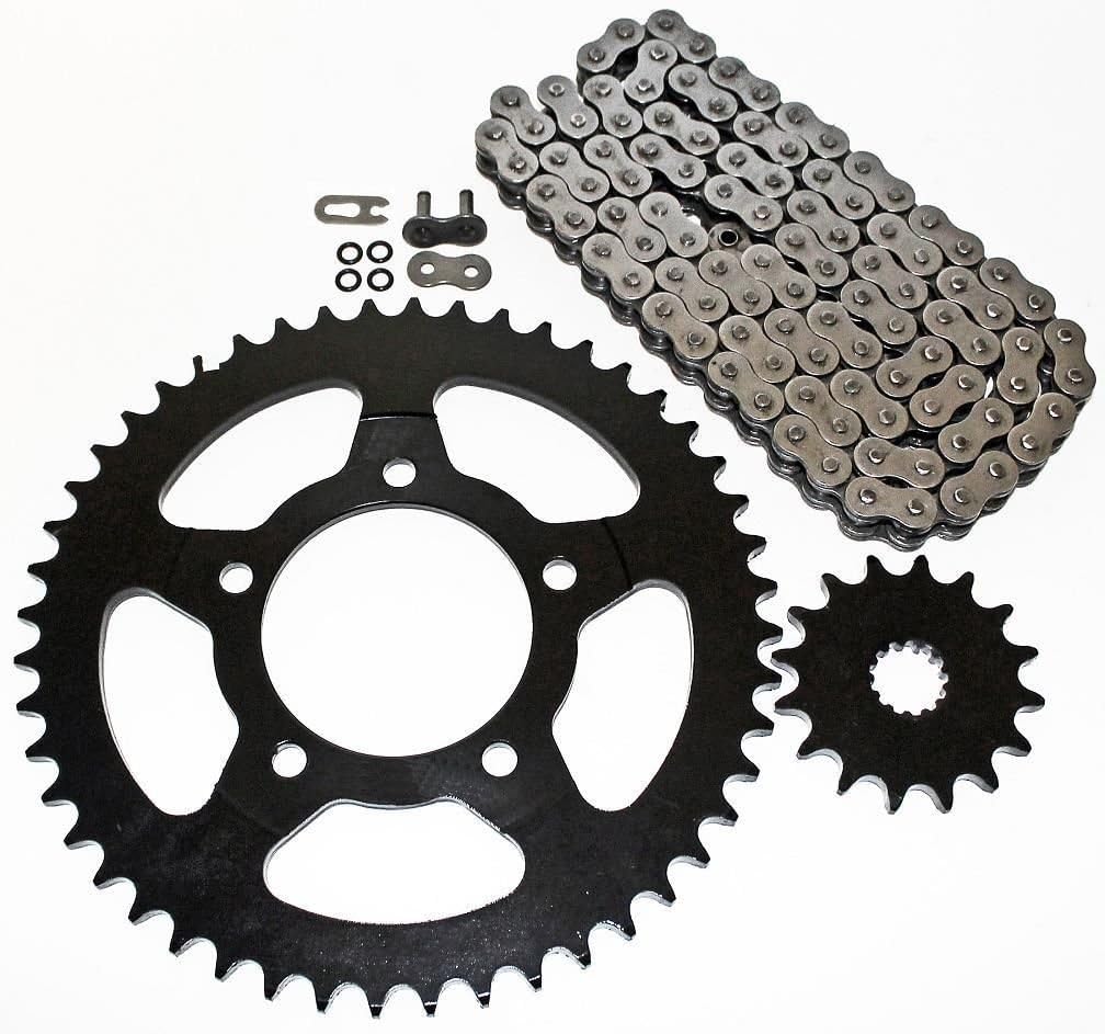Black O-Ring Drive Chain & Sprockets Kit For Suzuki SV650 SV650A SV650S - Foto 2