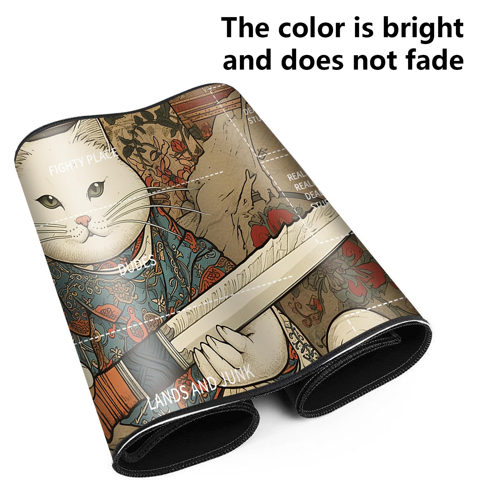 MTG Playmat 24x14 Inches - Non-Slip Gaming Mat With Storage Bag, Card Game & Mousepad Desk Mat