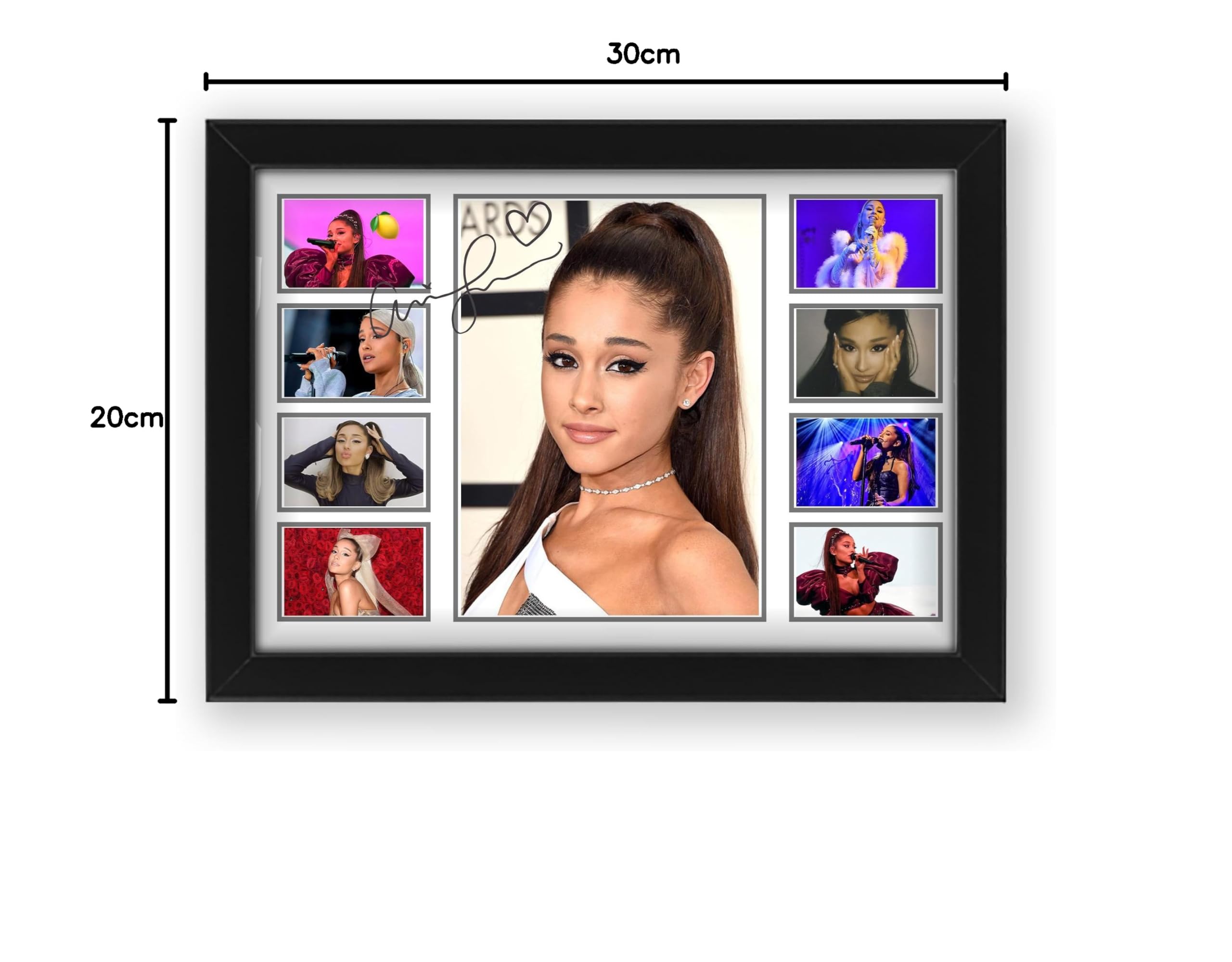 AllStarMedia Ariana Grande Signed Poster Print - Limited Edition