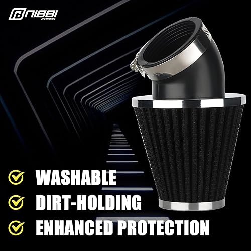 Miniatura 4 de NIBBI Filtro de aire, filtro de aire de 1.654 pulgadas, para motocross y cuatrimoto