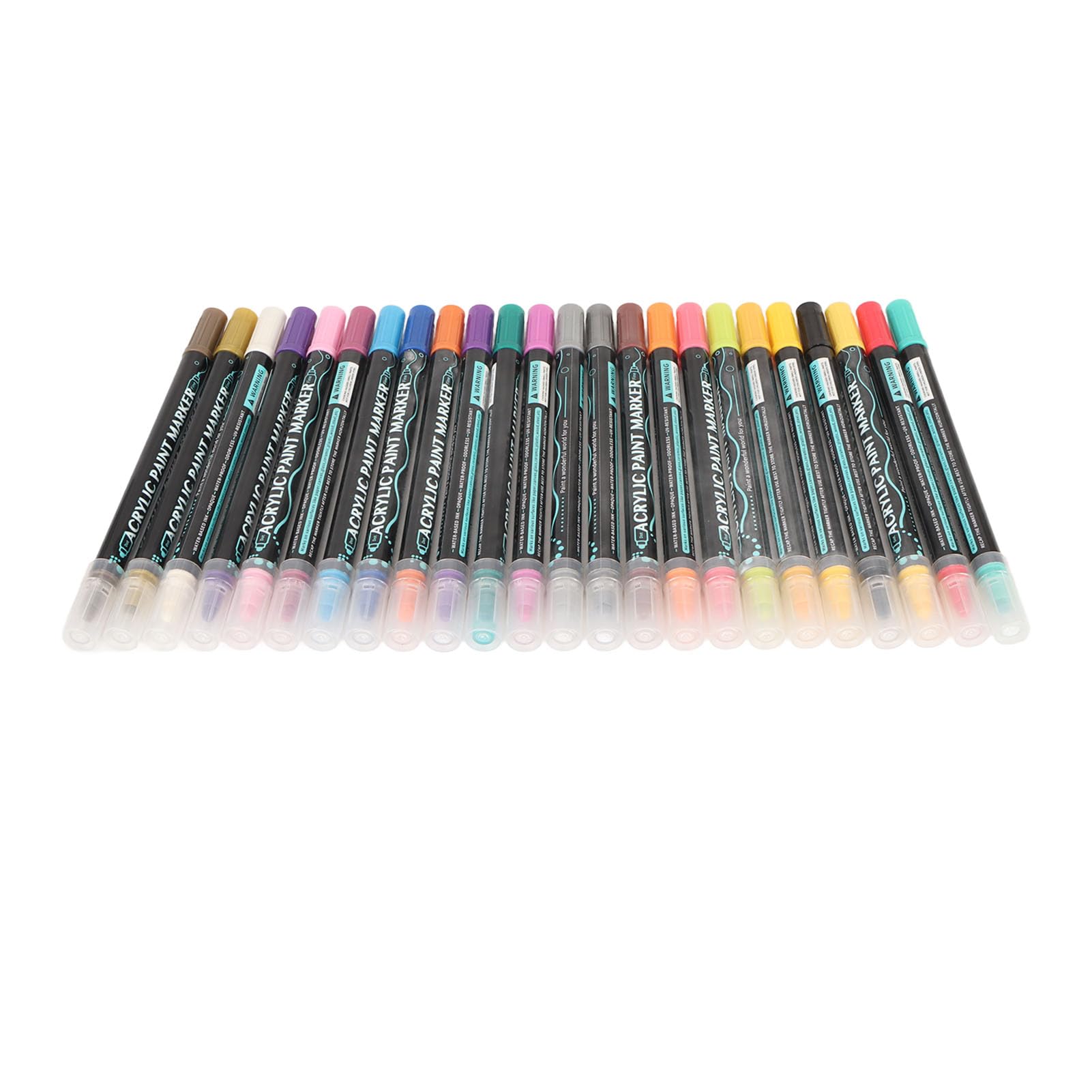 GLOGLOW Pennarello Che Cambia Colore, Evidenziatore a Doppia Punta Ad Asciugatura Rapida, 12 Colori, Colore per Colorare