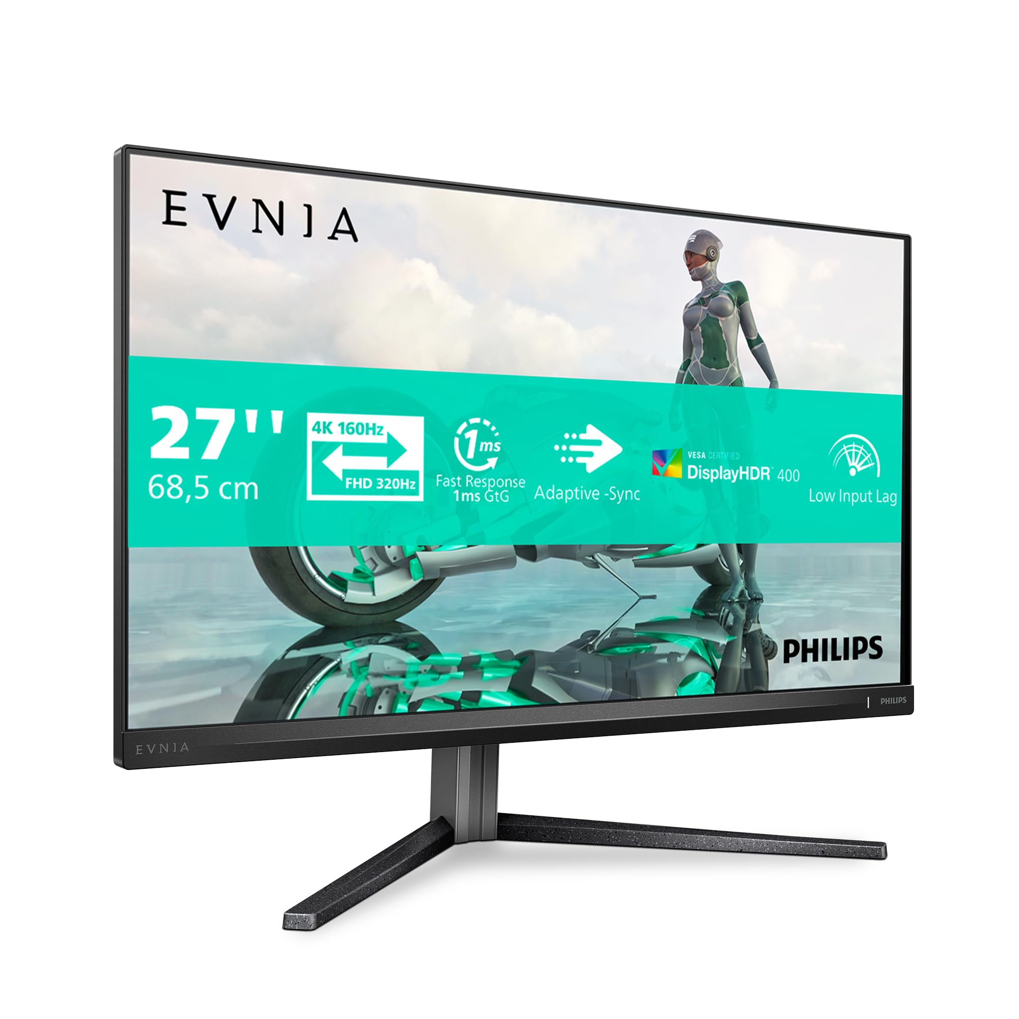Philips Evnia 3000 27M2N3800A/00 Monitor Pc 68,6 Cm [27] 3840 X 2160 Pixel 4K Ultra Hd Lcd Grigio Evnia 3000 27M2N3800A/00 Compu-image