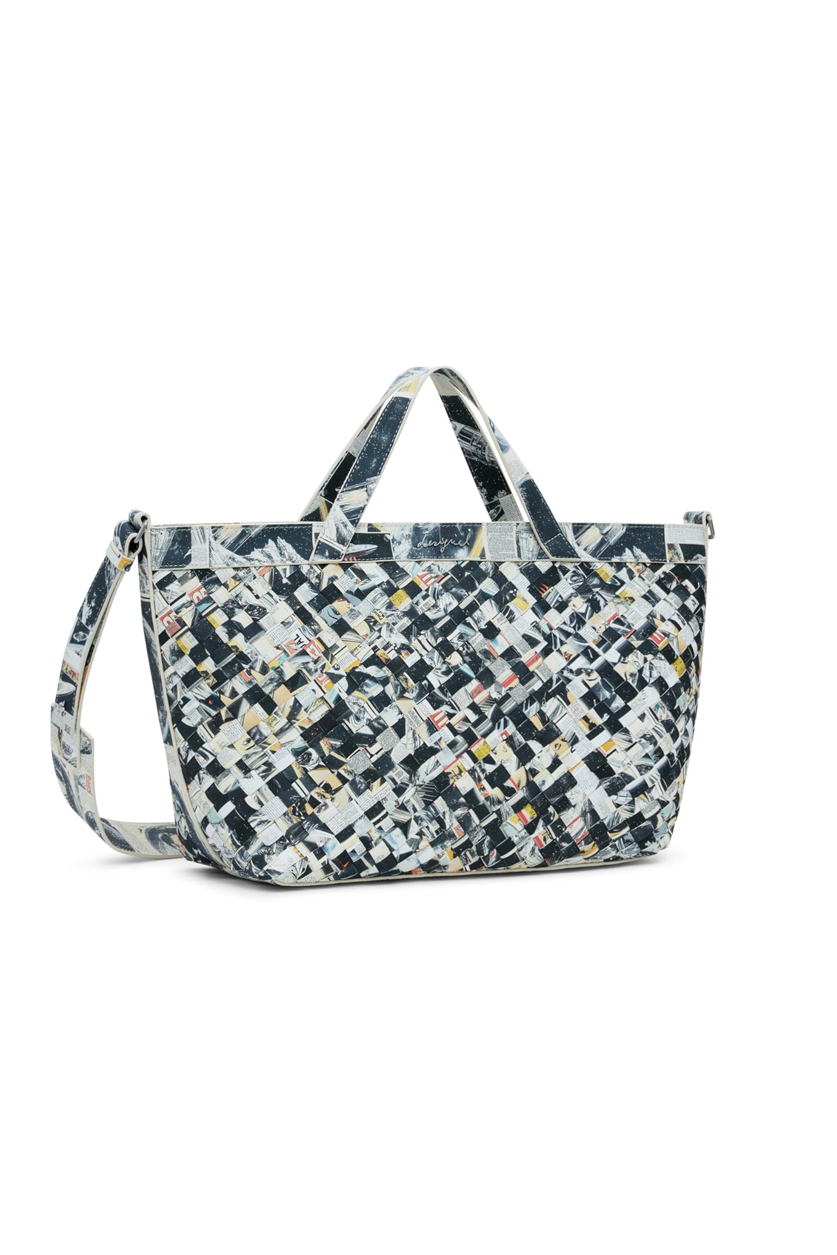 Amazon | [Desigual] [デシグアル] ショルダーストラップ付き 編み込み 