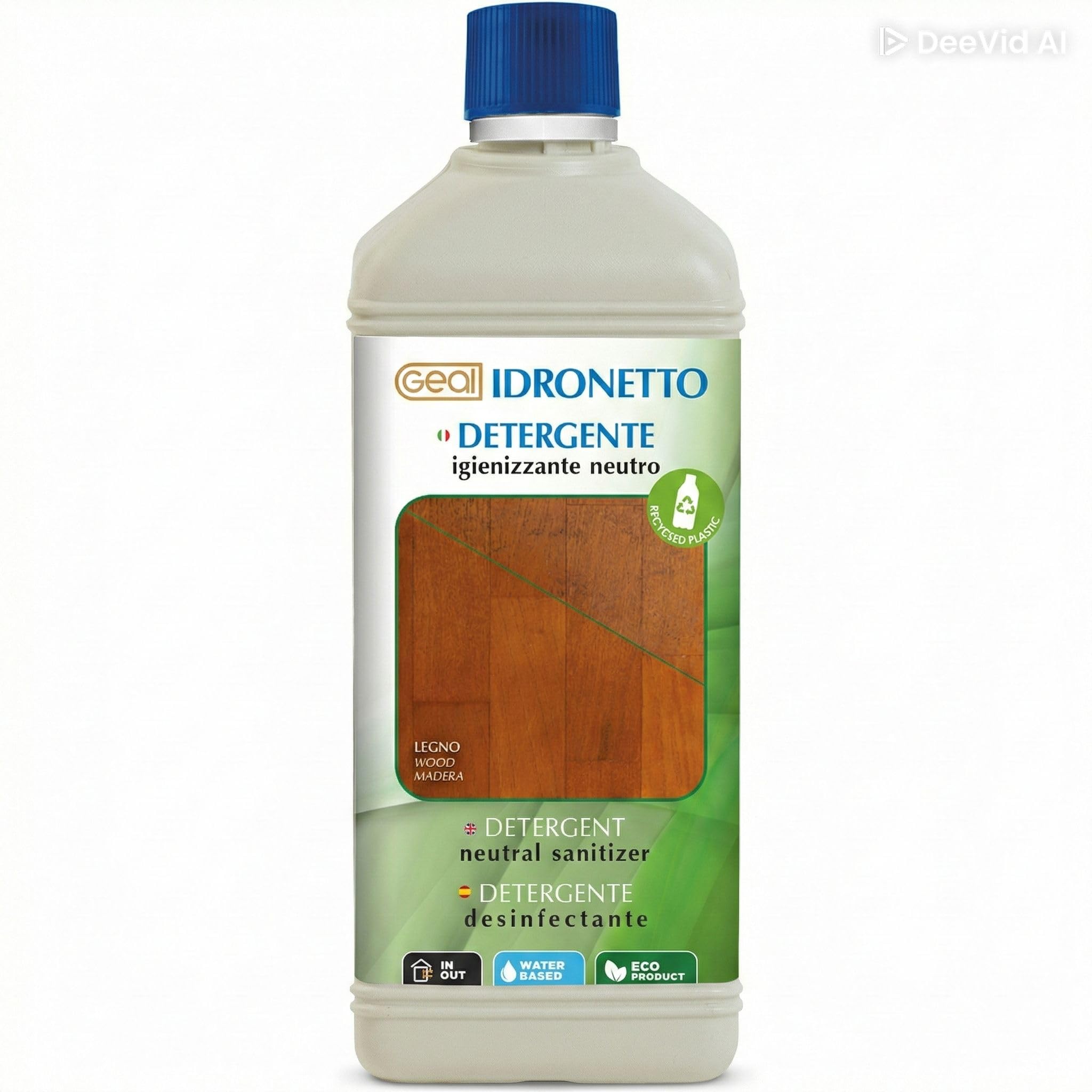 Detergente neutro pulizia frequente di legno trattato verniciato 3X1L Geal IDRONETTO Prezzo Offerta