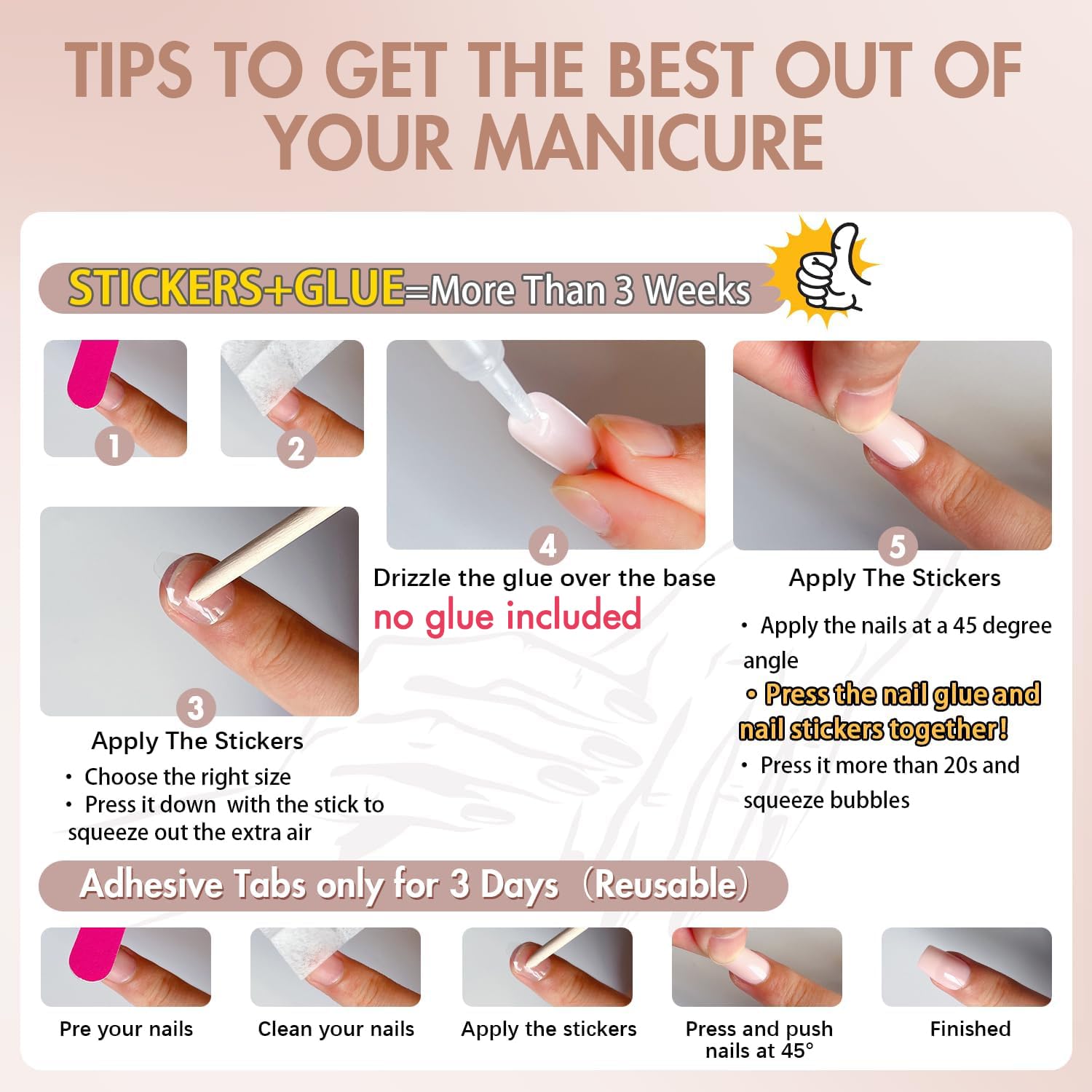 KQueenest Soft Gel Press on Nails Short Medium Square, Matte Light Red False Nails Short Coffin - Image 4