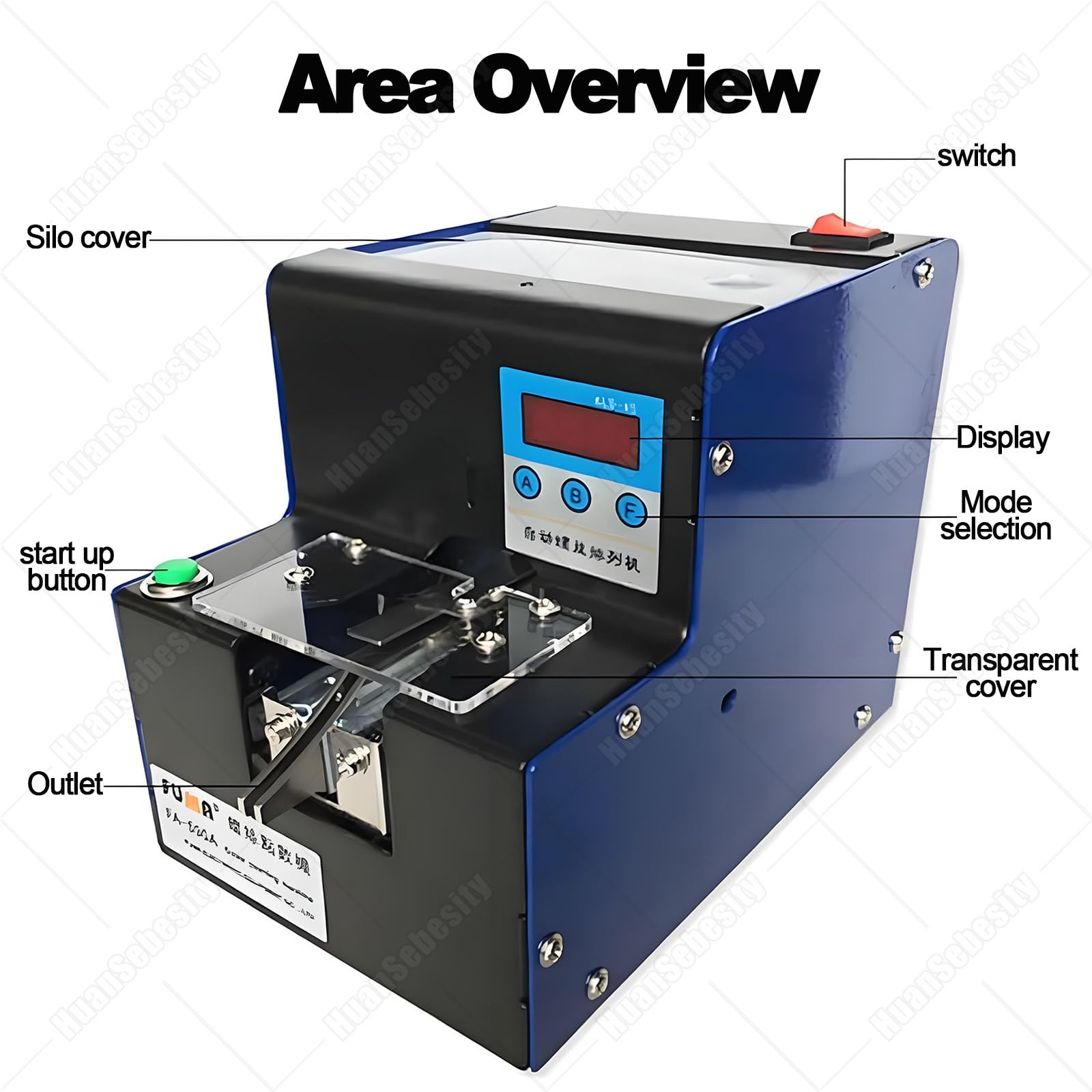 Contador Digital Tornillos con Dispensador Vibratorio | Montaje Industrial,Admite Tornillos Hasta 20 Mm,Diseño Compacto Sobremesa Para Pequeños Talleres Mecánicos